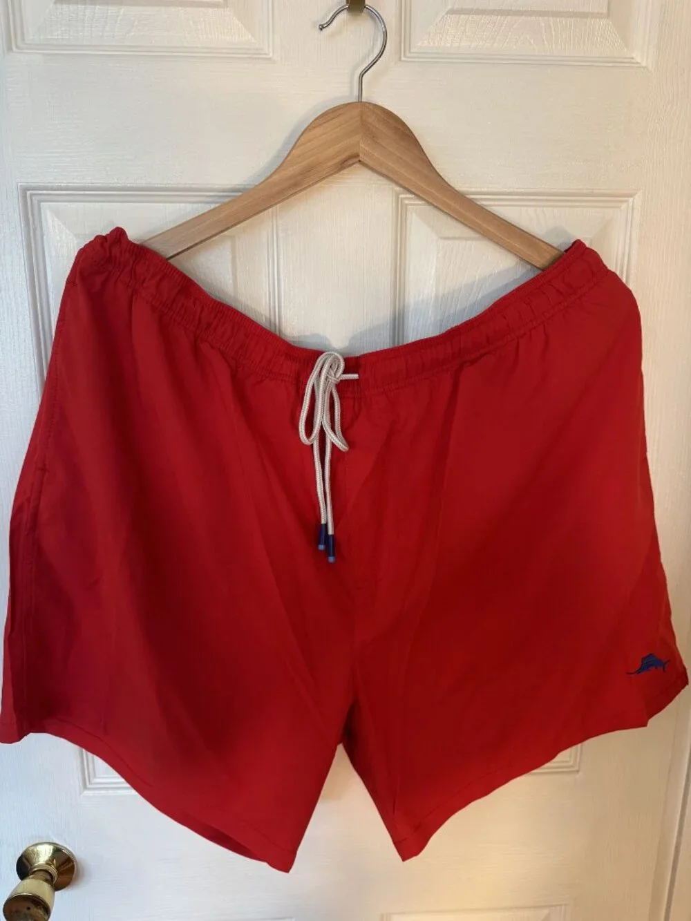 NWT Tommy Bahama Mens Red 6" Inseam Swim Shorts 2XL - Picture 2 of 12